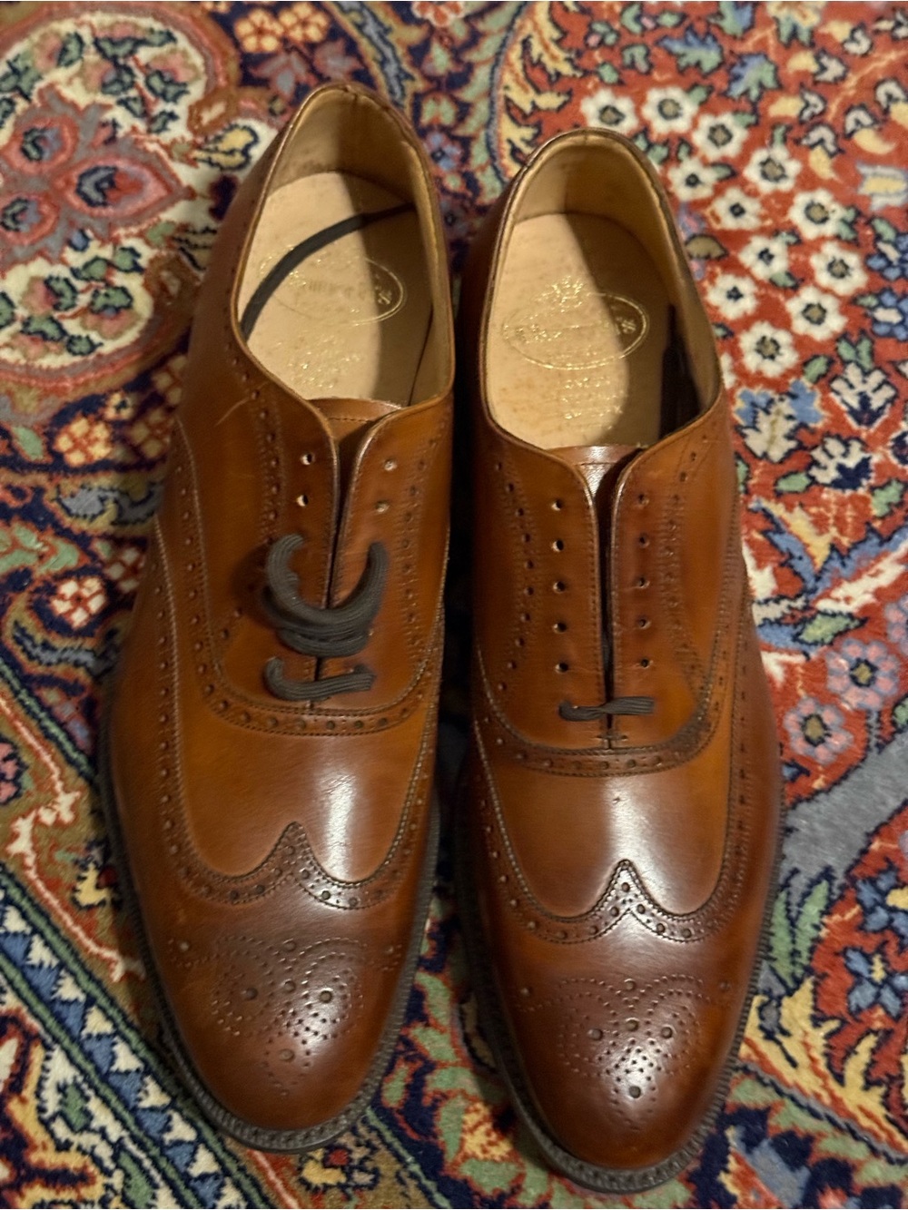 Church's Brown Leather Brogue Oxfords